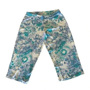 Victoria’s Secret  Tie Dye Pull On Capri Cotton Pajama Parts SZ XS  #2179